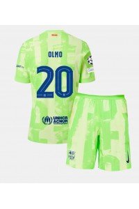 Barcelona Dani Olmo #20 Babytruitje 3e tenue Kind 2024-25 Korte Mouw (+ Korte broeken)